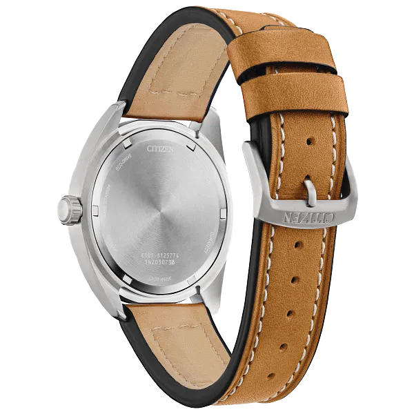 Au Maison Garrison Green Dial Leather Strap BM8560-02X