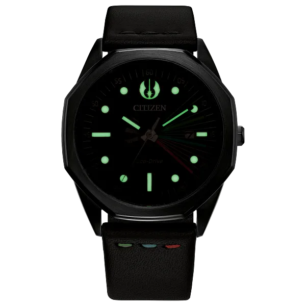 Au Maison Jedi Master Black Dial Leather Strap BM7498-00W