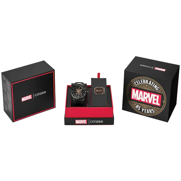 Au Maison Legends 85th Anniversary Black Dial Stainless Steel Bracelet AW2085-61W