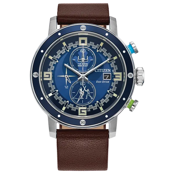 au maison Luke Skywalker Blue Dial Leather Strap CA0768-07W