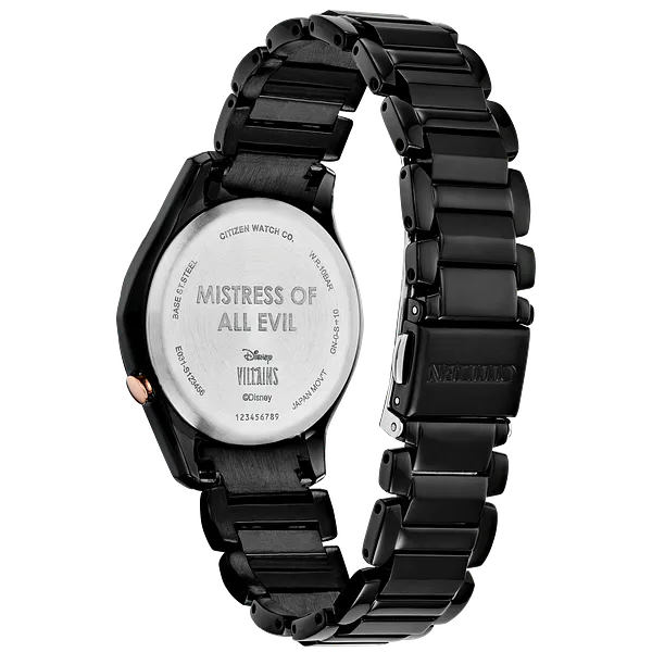 Au Maison Maleficent Black Dial Stainless Steel Bracelet EM0595-51W