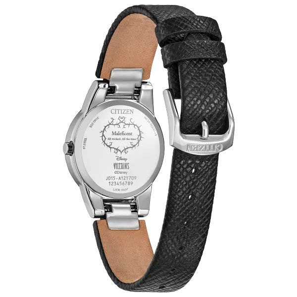 Au Maison Maleficent's Charm Gray Dial Leather Strap GA1080-41Y