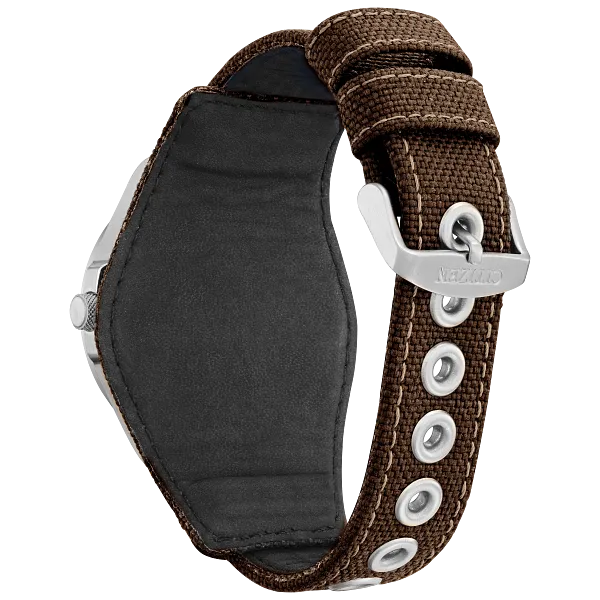 Au Maison Mandalorian Black Dial Nylon & Leather Strap AW1411-05W