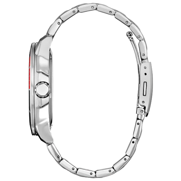 Au Maison Mickey Astronaut Black Dial Stainless Steel Bracelet AW1709-54W