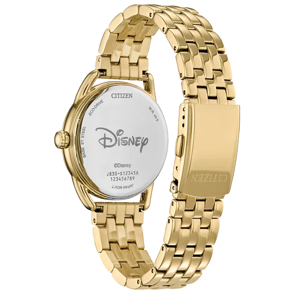 Au Maison Mickey Classic Silver-Tone Dial Stainless Steel Bracelet FE7093-57W