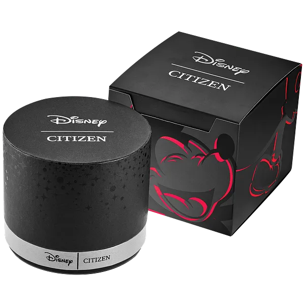 Au Maison Mickey Classic Silver-Tone Dial Stainless Steel Bracelet FE7093-57W