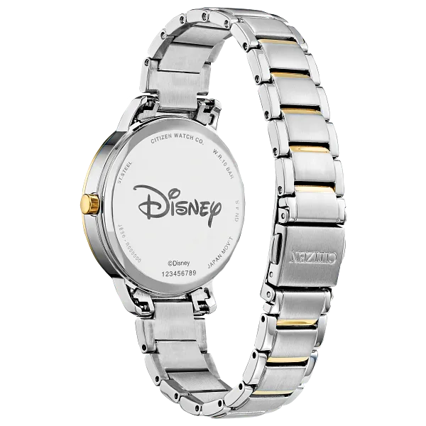 Au Maison Mickey Crystal Silver-Tone Dial Stainless Steel Bracelet FE7044-52W