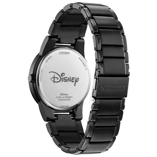 Au Maison Mickey Fiesta Black Dial Stainless Steel Bracelet AU1095-57W