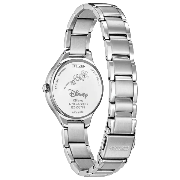 Au Maison Mickey Mouse And Minnie Mouse Tango Gray Dial Stainless Steel Bracelet FE2101-58W