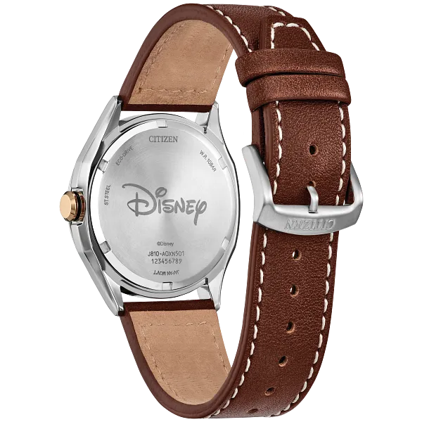 Au Maison Mickey Mouse Explorer Green Dial Leather Strap AW1149-06W