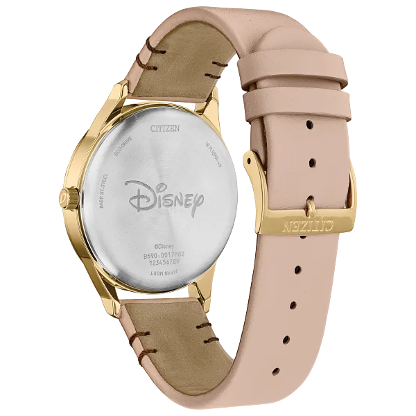 Au Maison Mickey Shadow Silver-Tone Dial Leather Strap BV1132-08W