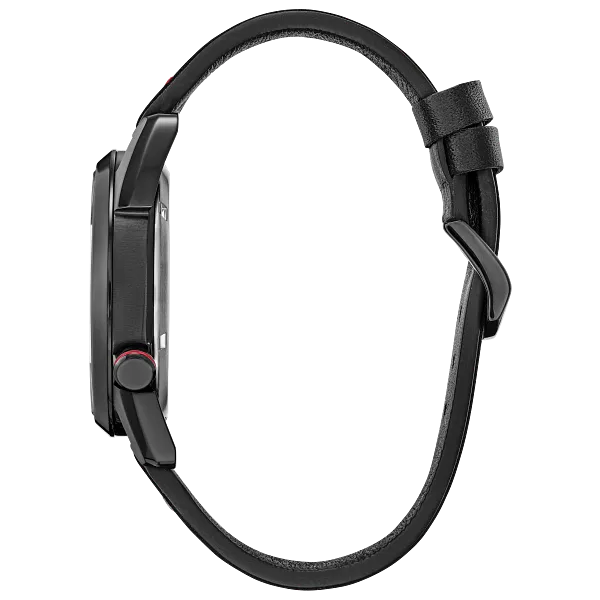 Au Maison Miles Morales Black Dial Leather Strap AW1685-00W