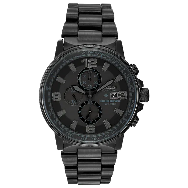 au maison Nighthawk - Men's Eco-Drive CA0295-58E Chronograph Watch