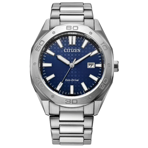 au maison Odyn Blue Dial Stainless Steel Bracelet BM7630-80L