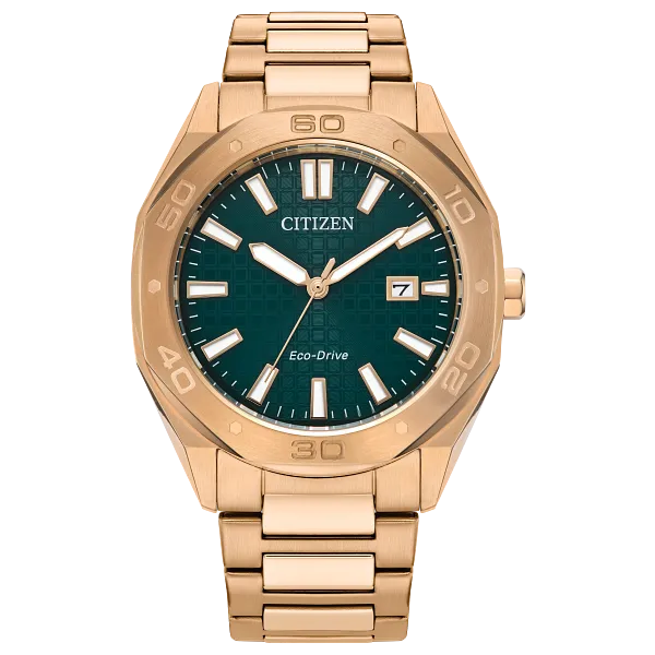 au maison Odyn Green Dial Stainless Steel Bracelet BM7633-81X