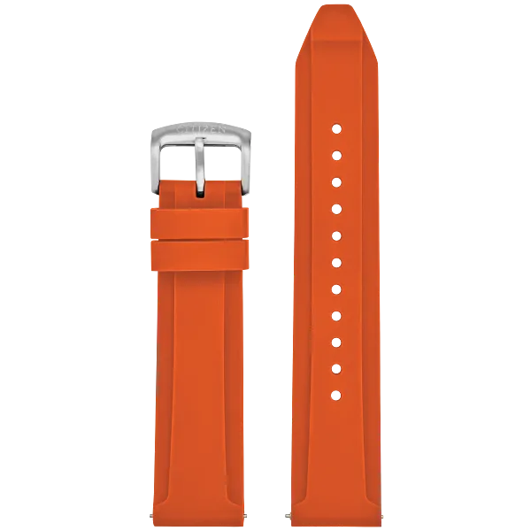 au maison Orange Silicone Strap (22mm) Dial 59-005K2-04