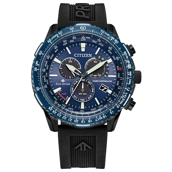 au maison Promaster Air A-T Blue Dial Polyurethane Strap CB5006-02L