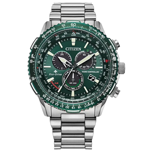 au maison Promaster Air A-T Green Dial Stainless Steel Bracelet CB5004-59W