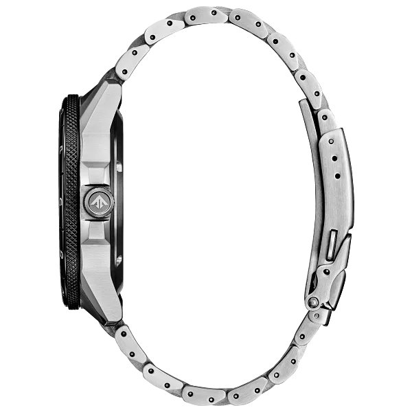 Au Maison Promaster Air GMT Black Dial Stainless Steel Bracelet NB6046-59E