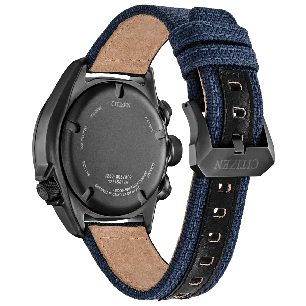 Au Maison Promaster Altichron Blue Dial Nylon Strap BN4065-07L