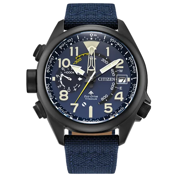 au maison Promaster Altichron Blue Dial Nylon Strap BN4065-07L