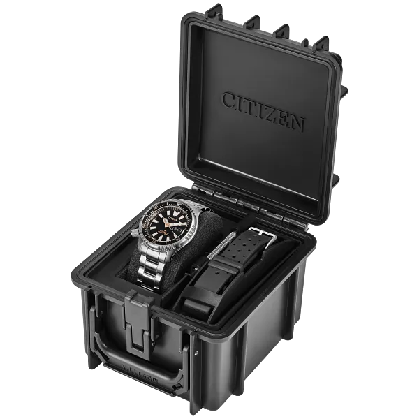 Au Maison Promaster Dive Automatic Black Dial Stainless Steel Bracelet NY0160-66E