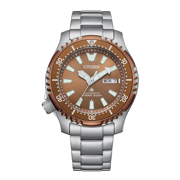 au maison Promaster Dive Automatic Brown Dial Stainless Steel Bracelet NY0164-65X