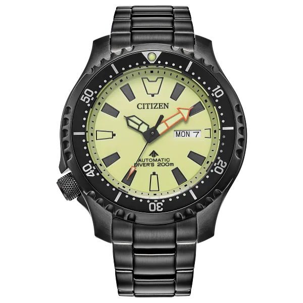 au maison Promaster Dive Automatic Yellow Dial Stainless Steel Bracelet NY0155-58X