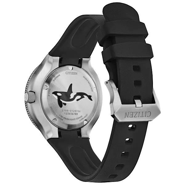 Au Maison Promaster Dive Black Dial Polyurethane Strap BN0230-04E