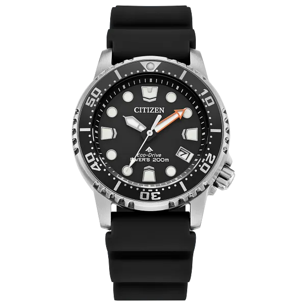 au maison Promaster Dive Black Dial Polyurethane Strap EO2020-08E