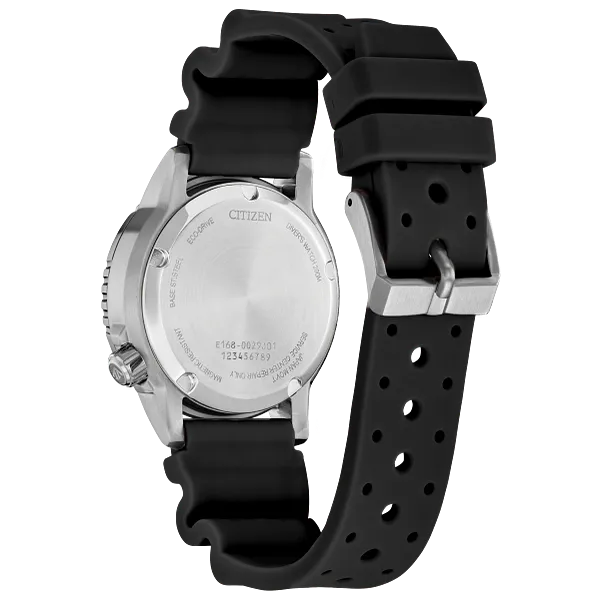 Au Maison Promaster Dive Black Dial Polyurethane Strap EO2020-08E