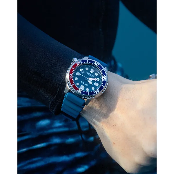 Au Maison Promaster Dive Blue Dial Polyurethane Strap BN0168-06L