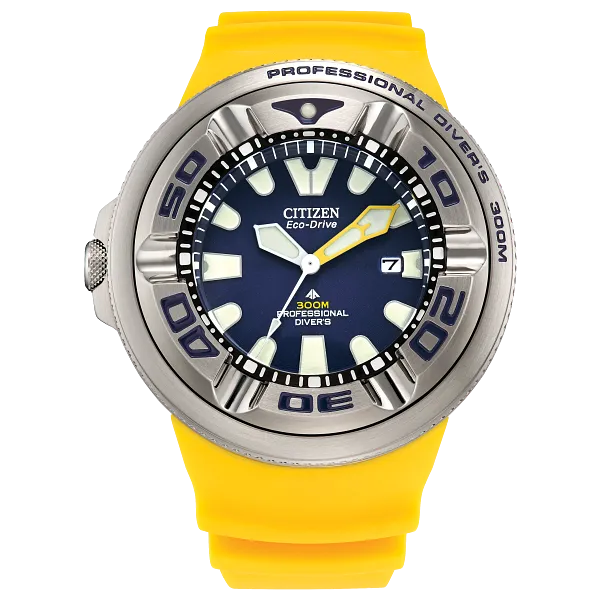 au maison Promaster Dive "Ecozilla" Blue Dial Polyurethane Strap BJ8058-06L