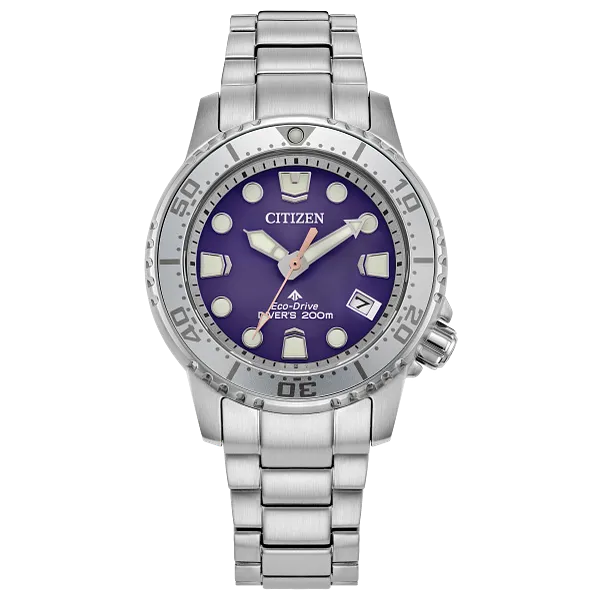 au maison Promaster Dive Purple Dial Stainless Steel Bracelet EO2027-50X