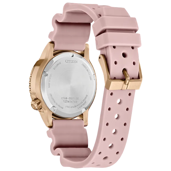 Au Maison Promaster Dive Silver-Tone Dial Polyurethane Strap EO2023-00A