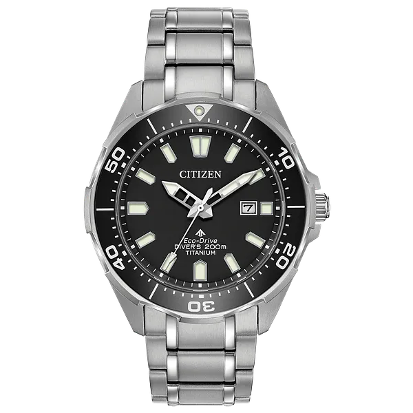 au maison Promaster Diver - Men's Eco-Drive BN0200-56E Steel Watch
