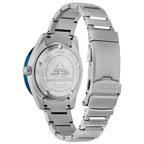 Au Maison Promaster Fujitsubo Blue Dial Super Titanium With Platinum DLC Coating Bracelet NB6026-56L