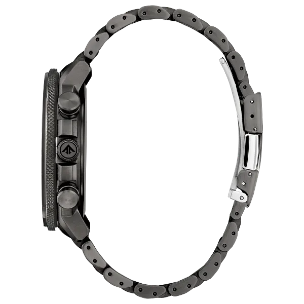 Au Maison Promaster Geo Trekker Black Dial Stainless Steel Bracelet BY3005-56G