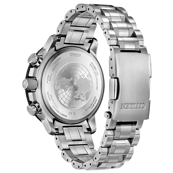 Au Maison Promaster Geo Trekker Gray Dial Stainless Steel Bracelet BY3006-53H