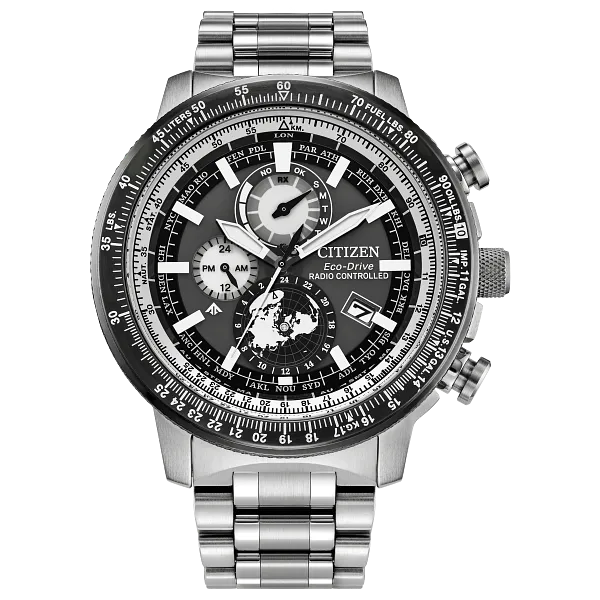 au maison Promaster Geo Trekker Gray Dial Stainless Steel Bracelet BY3006-53H