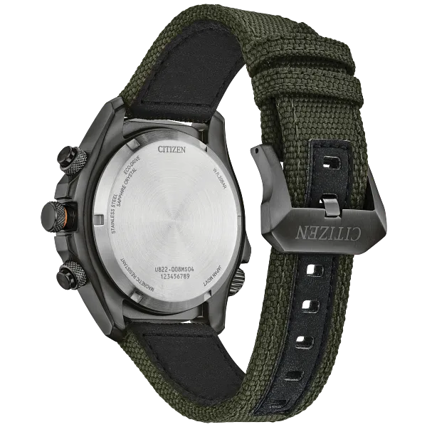 Au Maison Promaster Land U822 Green Dial CORDURA® Strap JV1005-02W