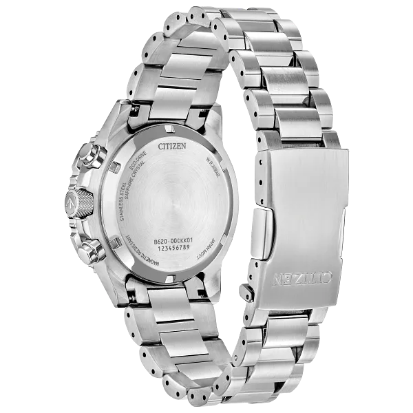 Au Maison Promaster Navihawk Silver-Tone Dial Stainless Steel Bracelet CA4660-61A