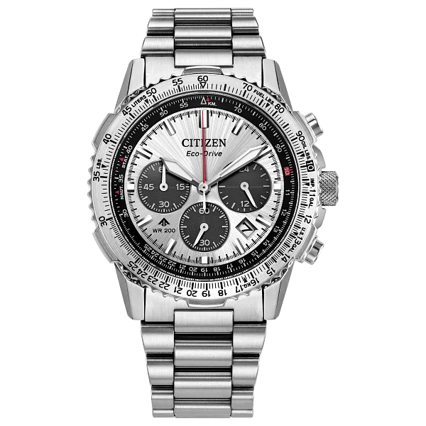 au maison Promaster Navihawk Silver-Tone Dial Stainless Steel Bracelet CA4660-61A