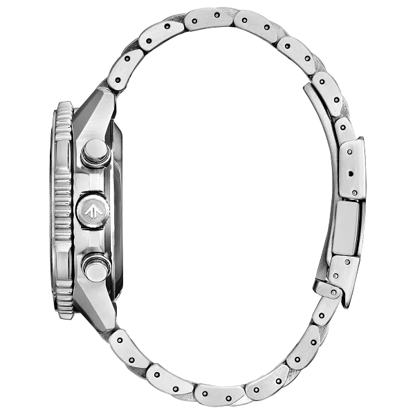 Au Maison Promaster Navihawk Silver-Tone Dial Stainless Steel Bracelet CA4660-61A