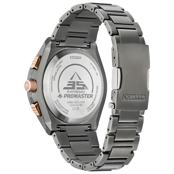 Au Maison Promaster Skyhawk A-T Black Dial Stainless Steel Bracelet JY8146-54E