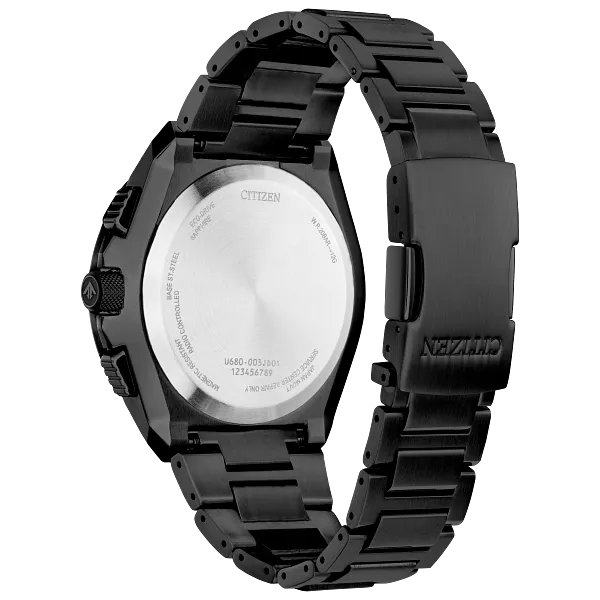 Au Maison Promaster Skyhawk A-T Black Dial Stainless Steel Bracelet JY8127-59E