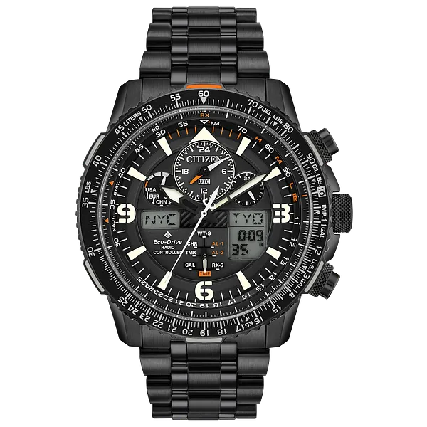 au maison Promaster Skyhawk A-T - Men's Eco-Drive JY8075-51E Black Watch