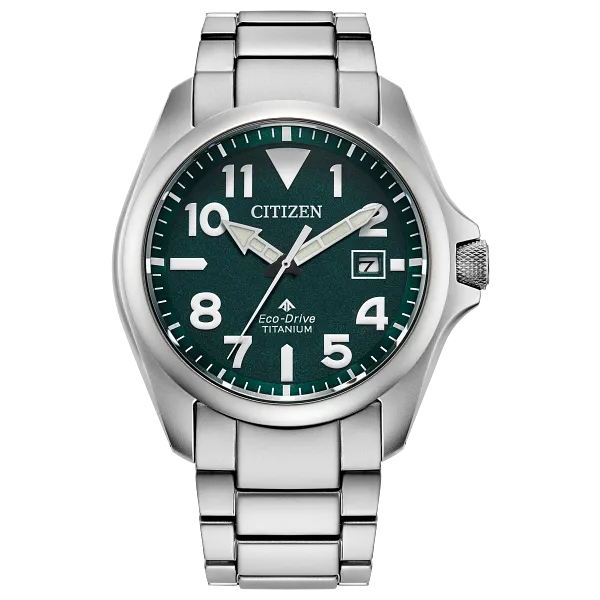 au maison Promaster Tough Green Dial Super Titanium Bracelet BN0241-59W