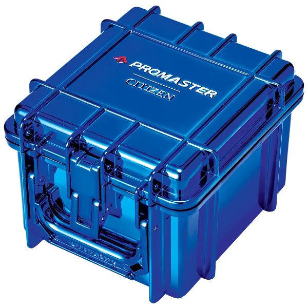 Au Maison Promaster Tsuno Chrono Racer Blue Dial Leather Strap AV0088-01L