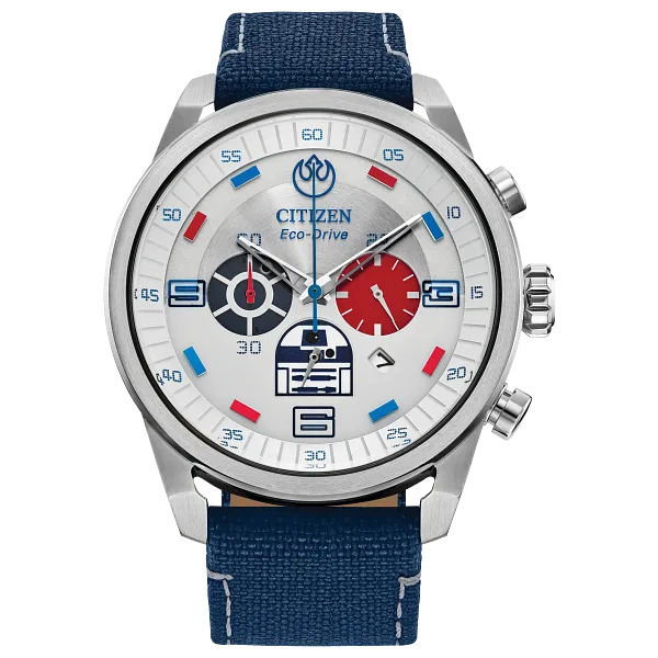 au maison R2-D2 Silver-Tone Dial CORDURA® Strap CA4219-03W